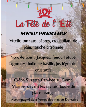 MENU PRESTIGE -    25...